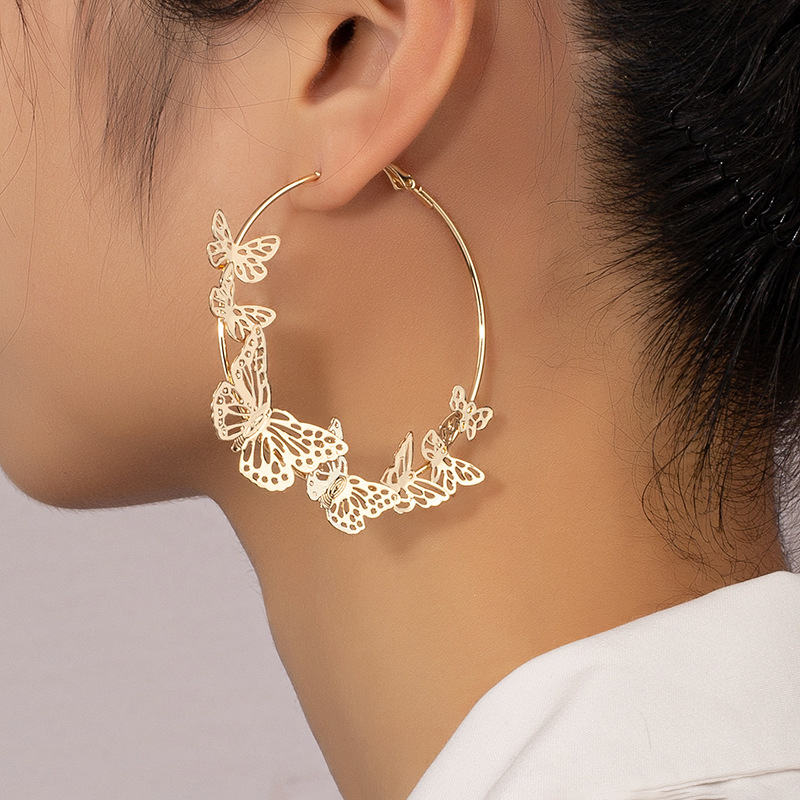 Ins Style Luxurious Lady Geometric Alloy Women's Earrings display picture 1