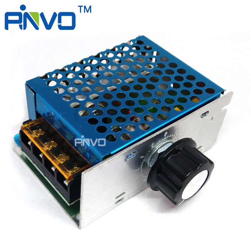 4000W 大功率可控硅 电子调压器 调光 调速 调温 配保险外壳