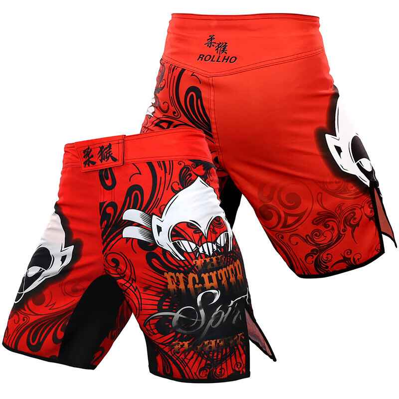 Soft Monkey Fighting Spirit Shorts MMA Training Muay Thai Fighting Sports Five-point Pants Fighting Sanda UFC Boxing Customization