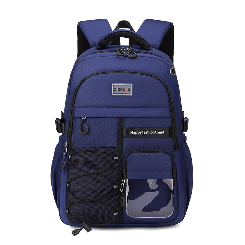 2025 nuevos estudiantes de primaria de secundaria masculinos para reducir la carga de la mochila de escolares de estudiantes de secundaria de niñas de secundaria de gran capacidad para hombres ultraligeros