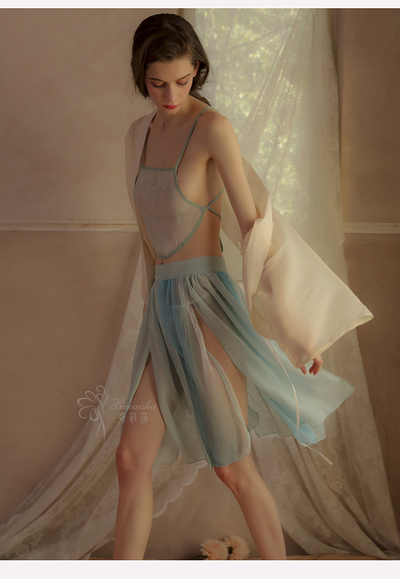 Antique National Fashion Sexy Underwear Bellyband Hanfu Pajamas Nightgown Dating Gown — detail image 4