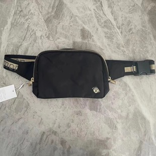 Lulu2L Waist Bag New Cross-border Explosion 2L Same Style Outdoor Fitness Running Multifunctional Messenger Bag Mobile Phone Storage Bag