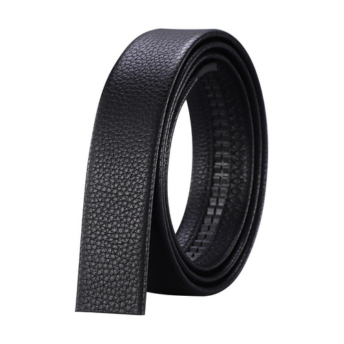 Belt without head, men's two-layer cowhide automatic buckle, headless belt, men's buckle-less belt, trousers with strip 3.5cm wide