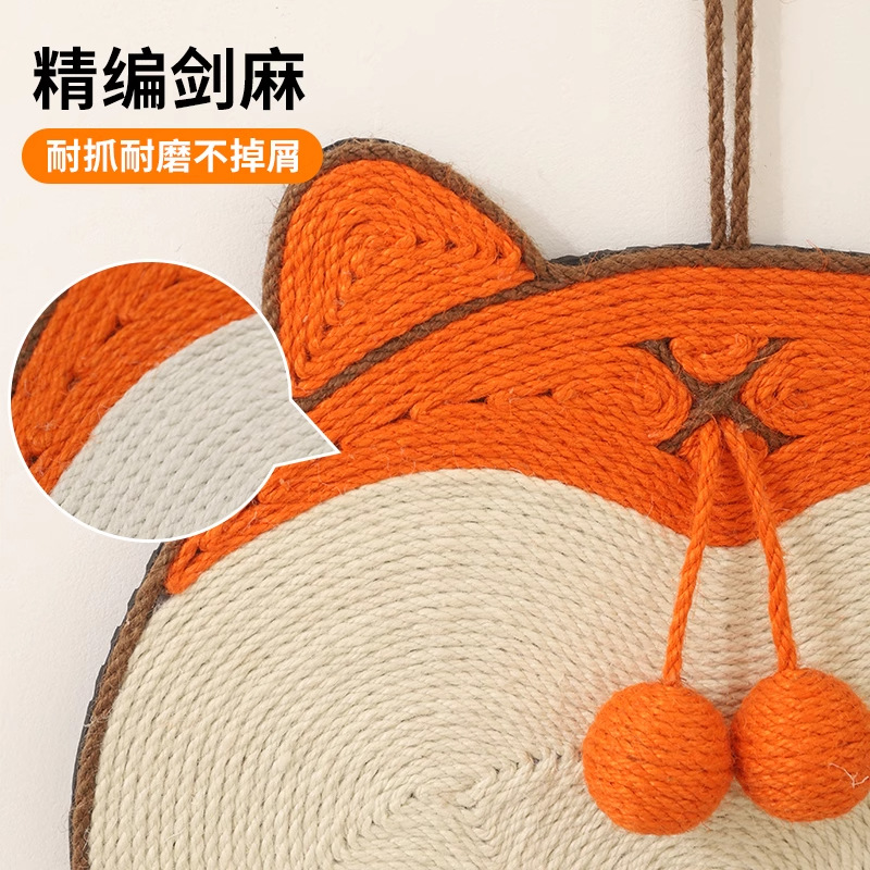 Almohadilla de agarre para gato de sisal Junta de agarre para gato de pared vertical Resistente al agarre, resistente al desgaste, sin astillas, protección del sofá de agarre para gatos, productos para gatos