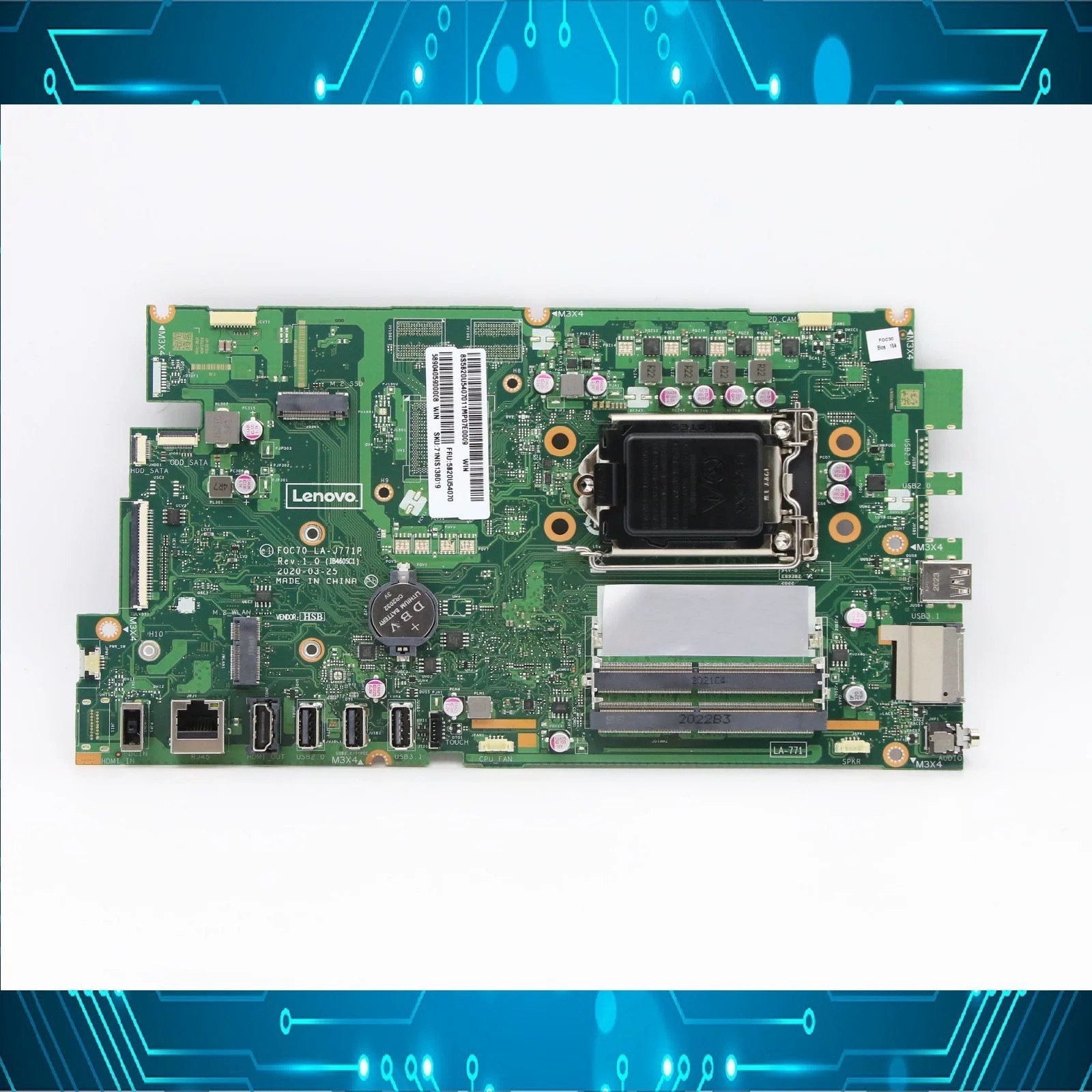 原装联想AIO 520C-27IMB一体机主板LA-J771