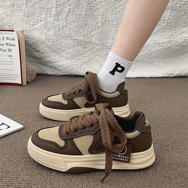 exclusive casual sports fashionable sneakers platform for students