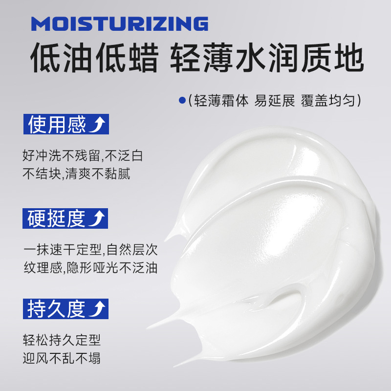 KYTY refrescante y esponjoso estilo de barro de cabello perfumado perdurable, molde natural y esponjoso, cera de cabello hidratante para hombres, fabricante especial