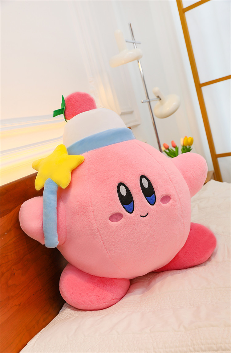 Cross-Border Magic Star Kirby Plush Toys, Dolls, Pillows, Claw Machine Redemption Gifts, Foreign Trade Wholesale
