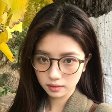 韩系新款休闲百搭日常时尚知性眼镜女高级感修饰脸型防蓝光平光镜