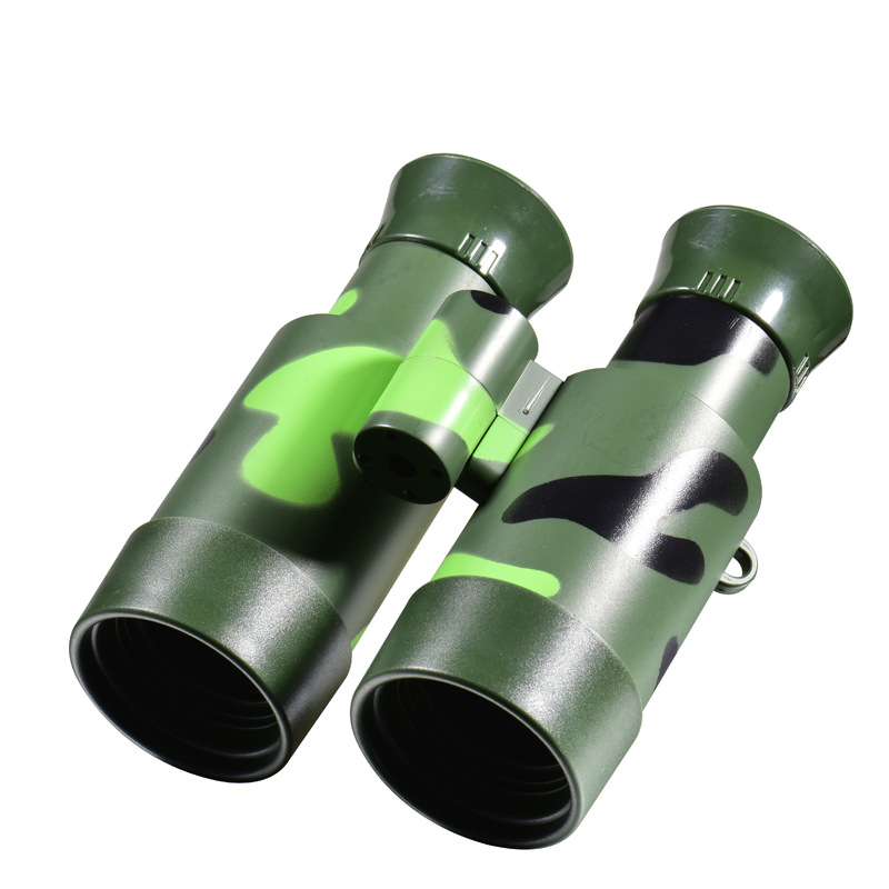 儿童分体式望远镜迷你单双筒可拆卸高清望远镜户外放大镜玩具炫彩