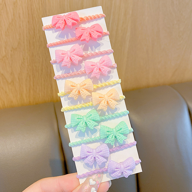 2022 nueva cuerda de pelo bebé corbata anillo de pelo tocado