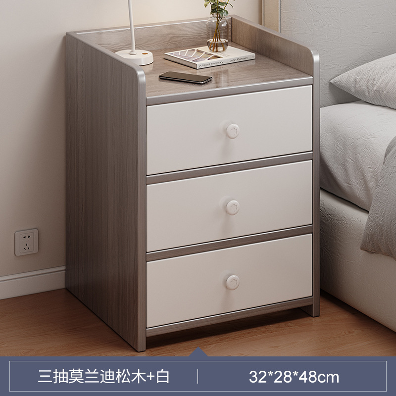 Cabina de cabezal de cama simple pequeño armario de almacenamiento simple dormitorio armario de almacenamiento doméstico estante de armario de cabecera