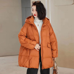 中国风羽绒服女2025年冬季精品民族风文艺复古保暖白鸭绒连帽外套