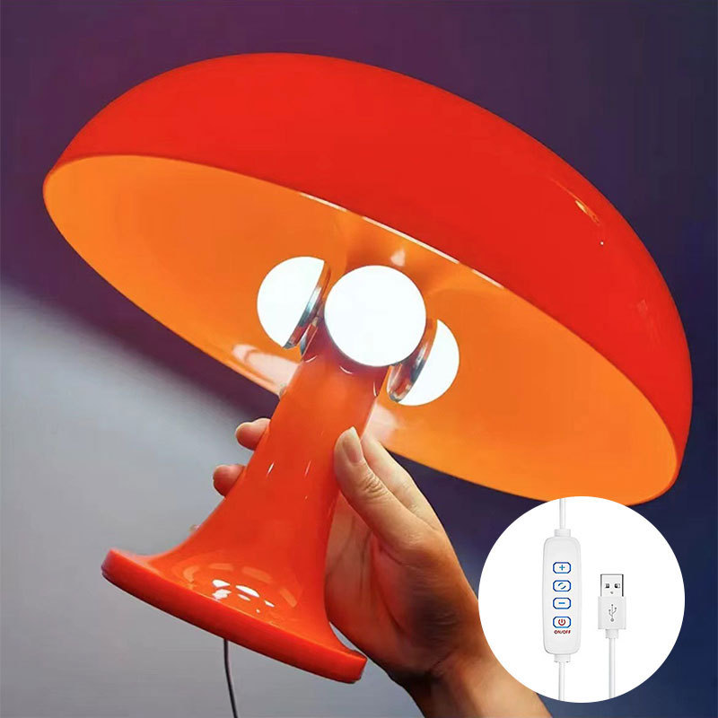 주황색 USB 전구 모델 - 리모컨 없음