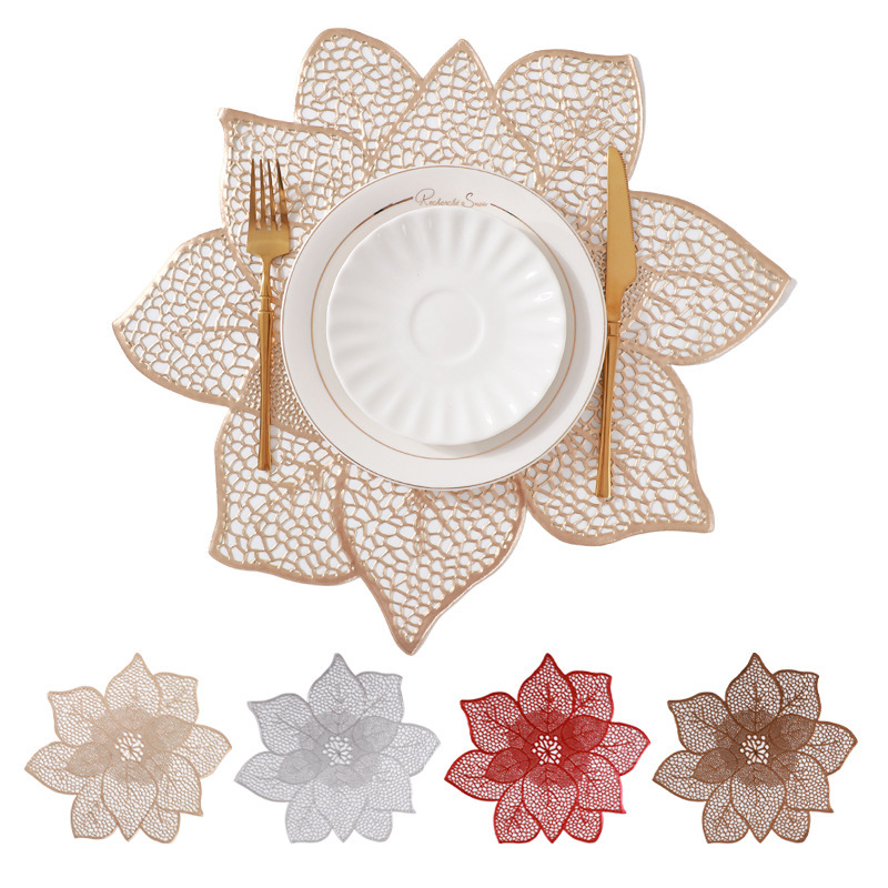 Elementos de primavera patrón de flores de PVC estampado