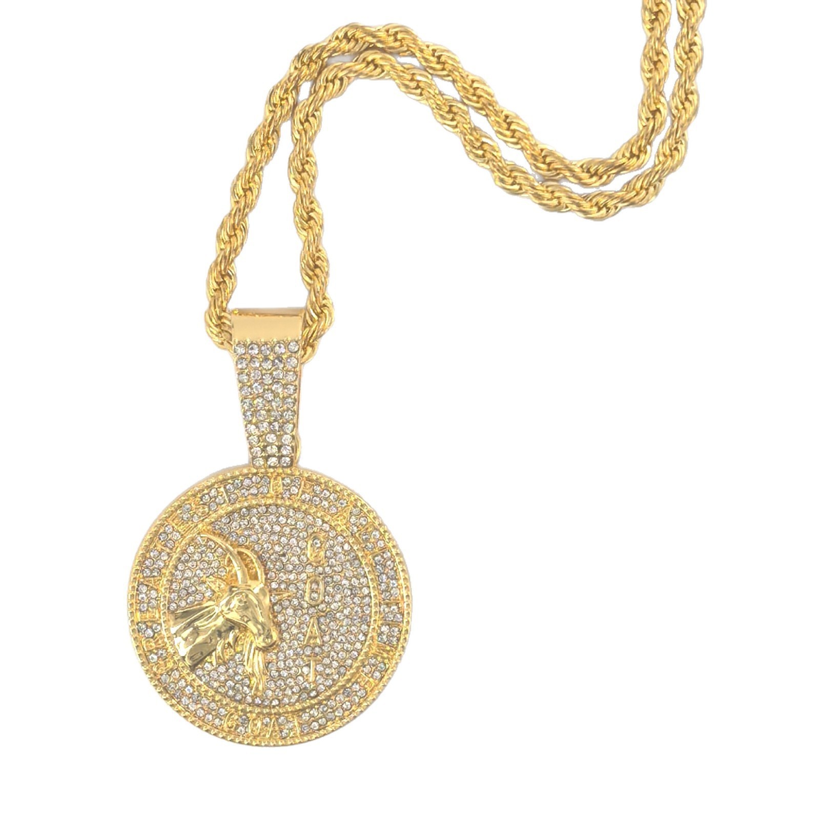 Dorado con cadena de torsión de 5 mm (22 pulgadas)