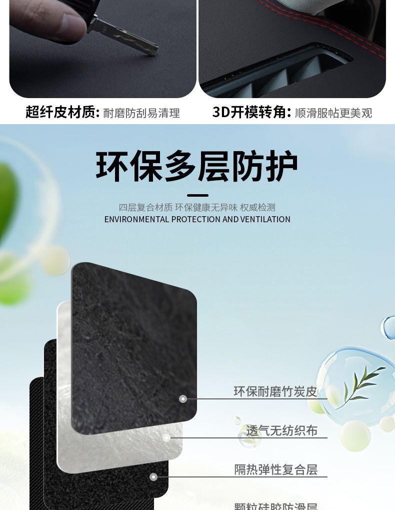 Light-Blocking Mat Suitable for Leapmotor C11, T03, C01, S01, C10 Car Dashboards, Sun Protection and Heat Insulation, Wholesale