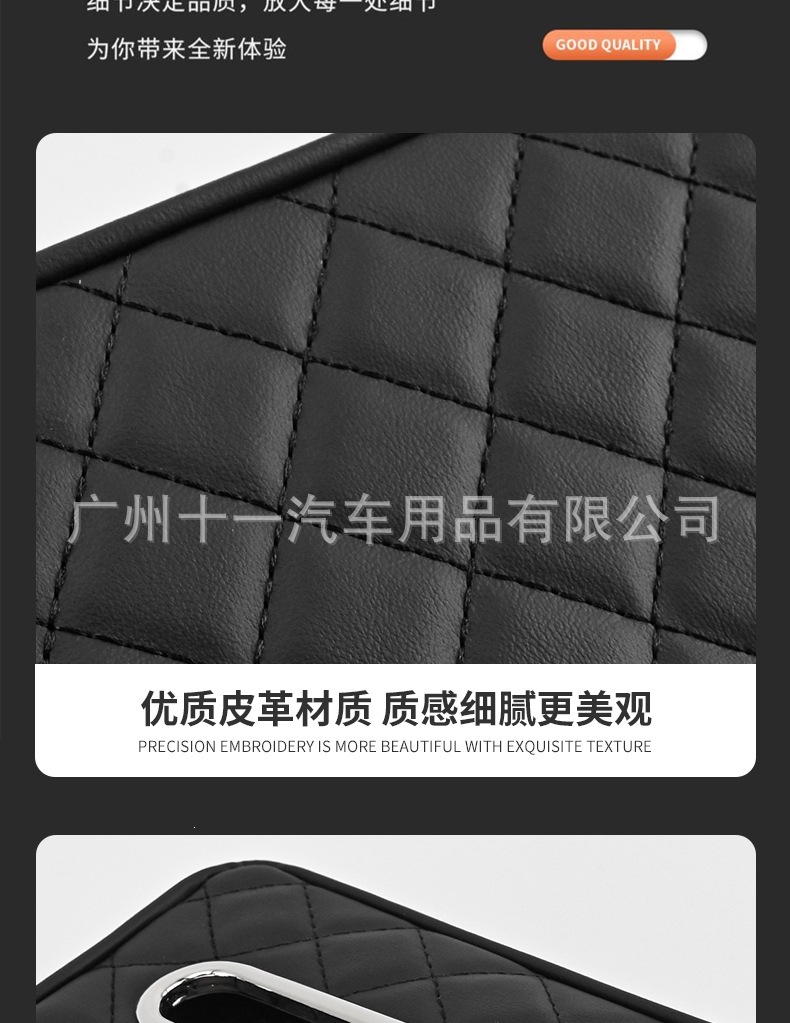 Extended and thickened memory foam booster pad for car armrests, universal car center console armrest protector with tissue box