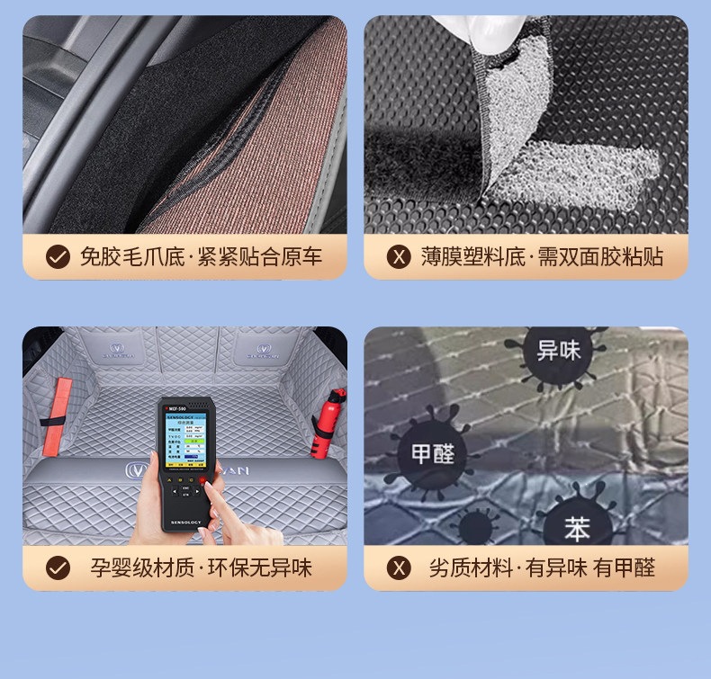 Full coverage trunk mat for Changan CS75 PLUS models 14-26
