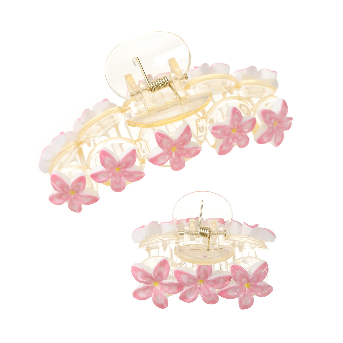 15g Weight Hair Clip, Hair Claws Hair Accessories Type 1 Piece, 1 Set Quantity Casual, Holiday, Daily Occasion Plastic Material Flower Pattern All Seasons Season Women's Gender Elegant, Lady Style Elegant Lady Women's Flower Plastic Hair Clip Hair Claws 3