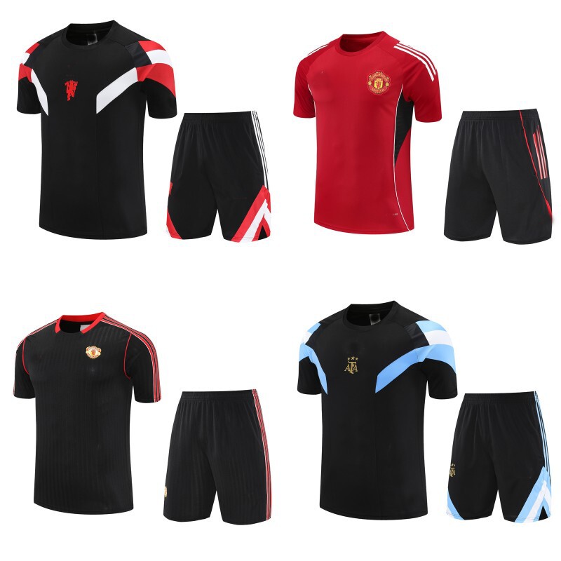 2526 New Man L Portugal Germany Real Madrid Brazil Chelsea Inter Milan Korea Japan Short-Sleeved Suit Football