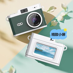 跨境新款X5复古拇指迷你小相机学生旅行随身挂件高清可拍照相机