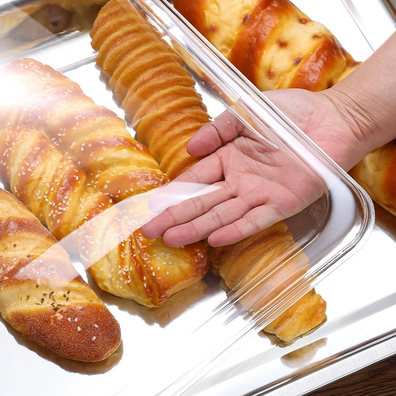 Прозрачная крышка для продуктов 6040 пылезащитная крышка, свежая крышка, крышка под хлеб, украшение пирога, высокая прозрачная крышка