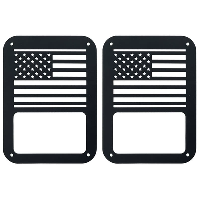 Suitable for 07-23 Jeep: Other Automotive Exterior Supplies - 07-17-jeep-wrangler-jktail-light-protection-cover