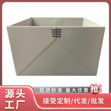 工厂直销无盖衣帽间厅柜 顶柜软装饰收纳盒 PU皮质储物盒收纳筐