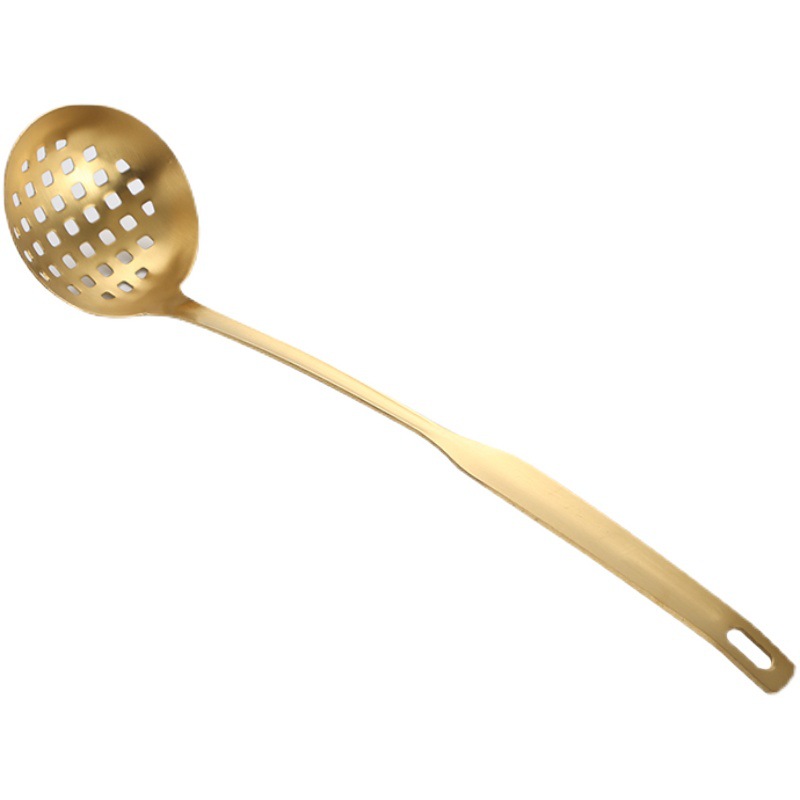 Cucharas de acero inoxidable cucharas especiales para cocinas calientes, cucharas caseras, cucharas de oro, cucharas comerciales