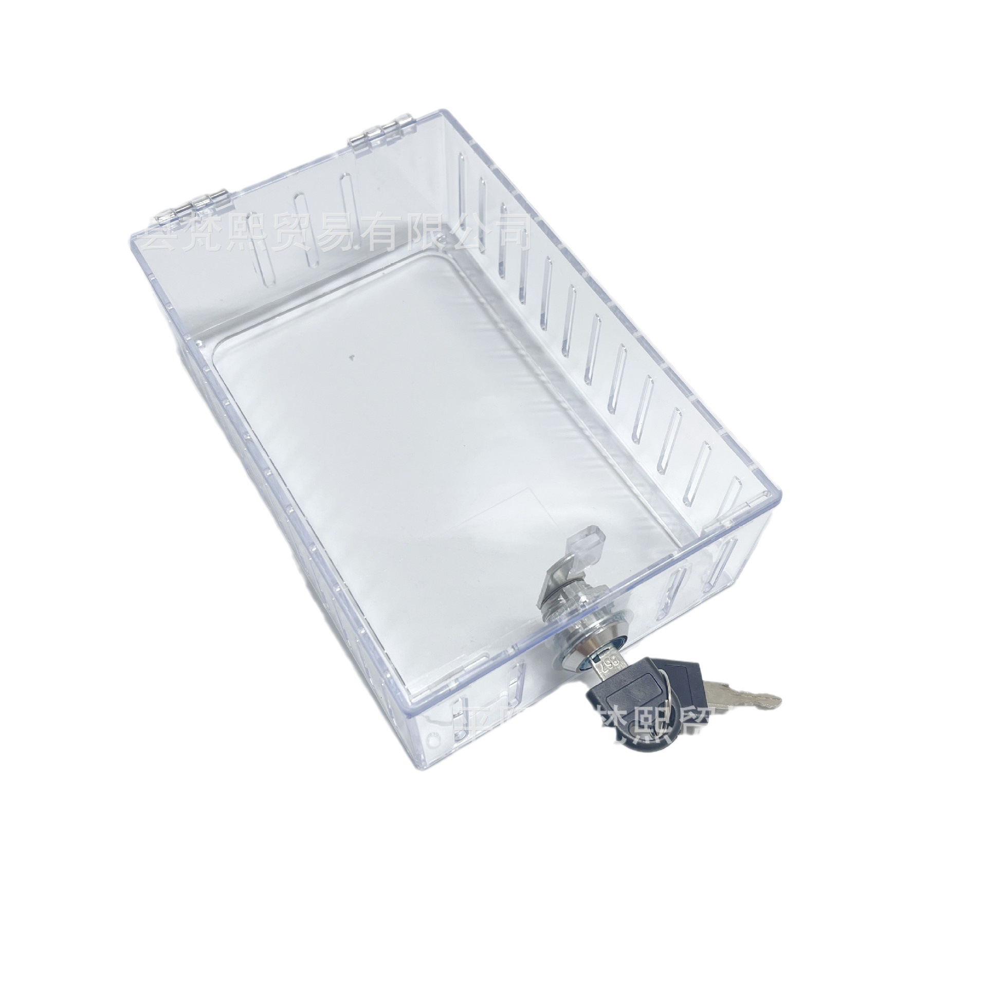 Transfronteriza nueva caja de bloqueo del termostato grande transparente cubierta protectora del termostato