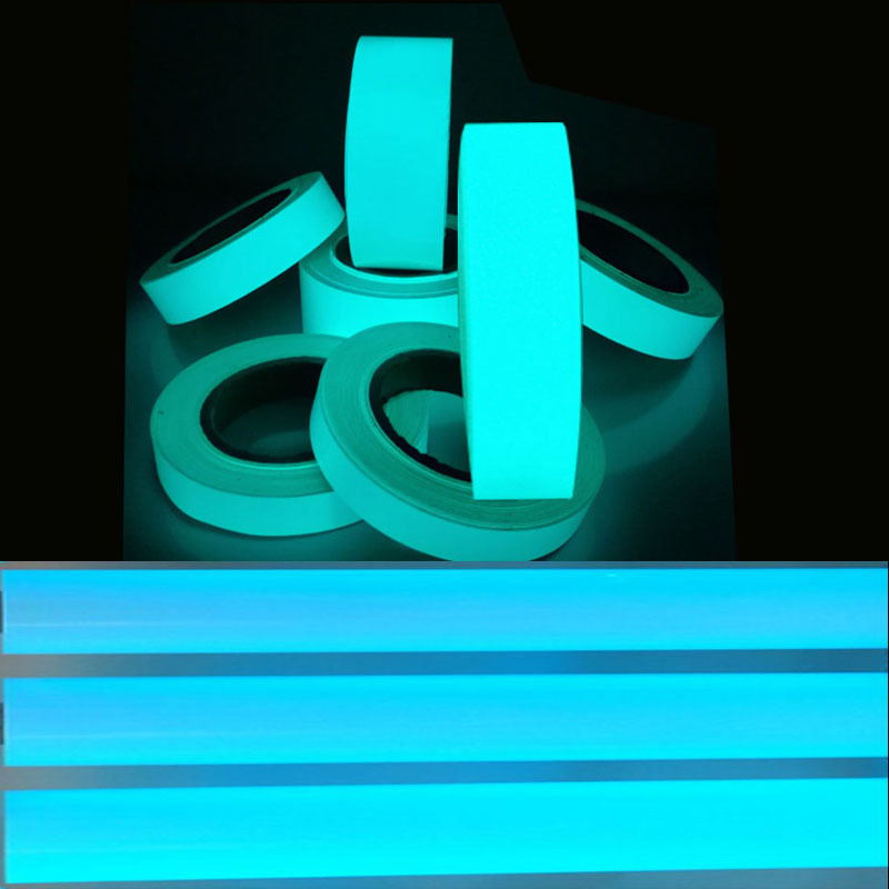 厂家自贴彩色夜光胶带 荧光贴胶带楼梯台阶自发光KTV定位蓄光胶带