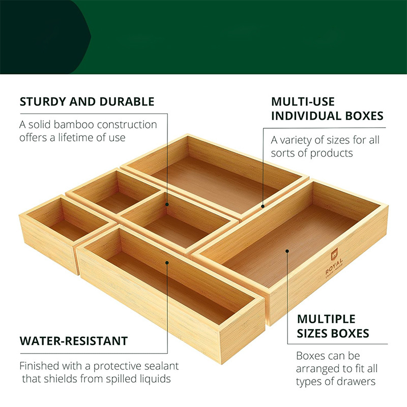 Caja de almacenamiento de escritorio de madera Tocador de varios dormitorios Joyería Cosméticos Caja de clasificación Función Caja de almacenamiento del cajón