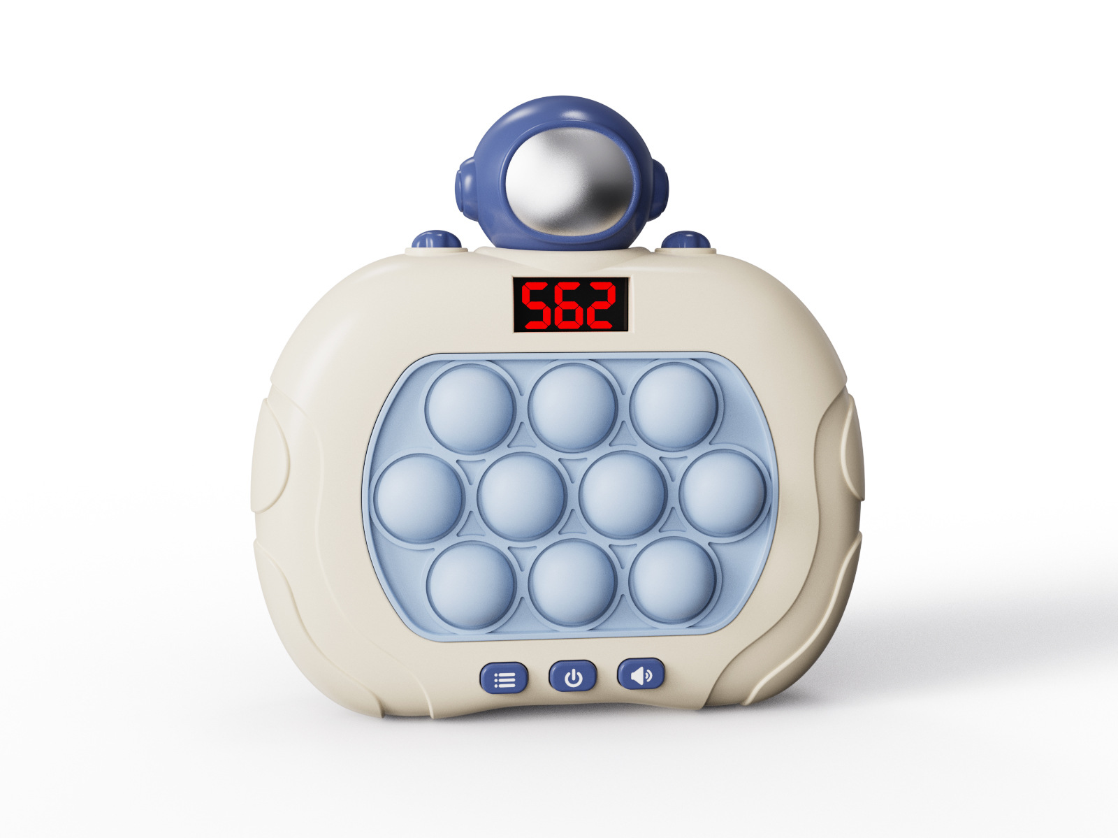 Consola de Juegos de Empuje Rápido de Plástico, Eléctrica y Multifuncional para Niños