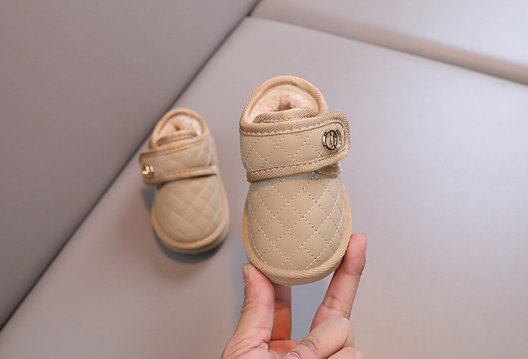 Biezi, plīša kokvilnas sniega zābaciņi, silti ziemas un meiteņu pastaigu apavi, mīksta zole, ūdensnecaurlaidīgi_voghion.com