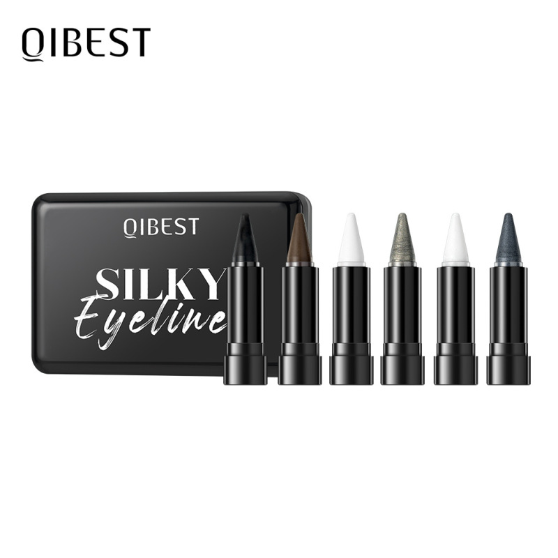 QIBEST跨境防水持久眼线膏哑光珠光速干眼线笔浓郁眼线眼部彩妆|undefined