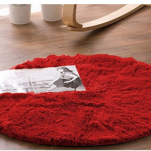 Fuente de la fábrica LANA de seda alfombra redonda cesta colgante silla de la computadora estera de yoga sala de estar sofá dormitorio estera del piso se puede enviar en nombre