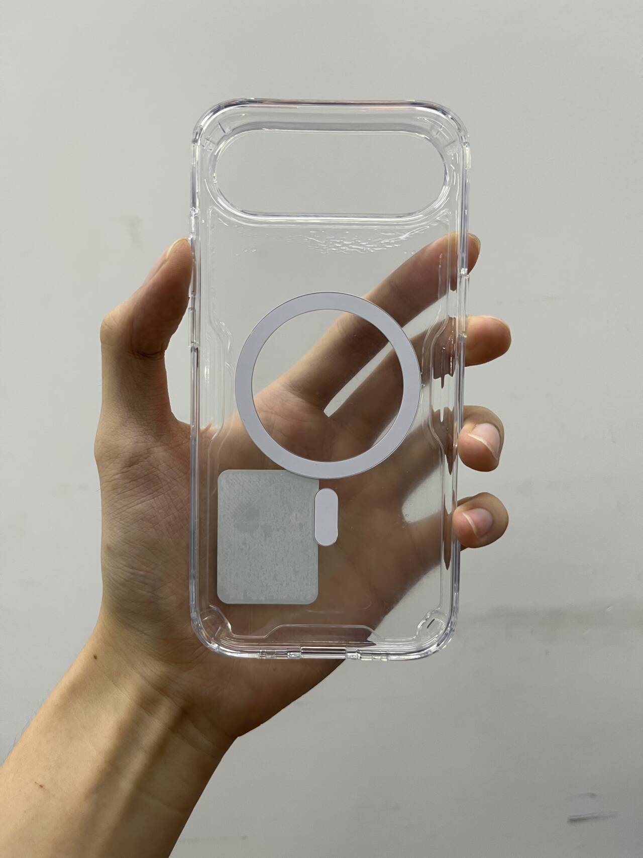 Ốp lưng trong suốt Nillkin cho iPhone 17 Pro Max có từ tính MagSafe — Apple IPHONE17 màu trắng, Apple IPHONE AIR màu trắng, Apple IPHONE17 PRO màu trắng, Apple IPHONE17 PRO MAX màu trắng chi tiết 1