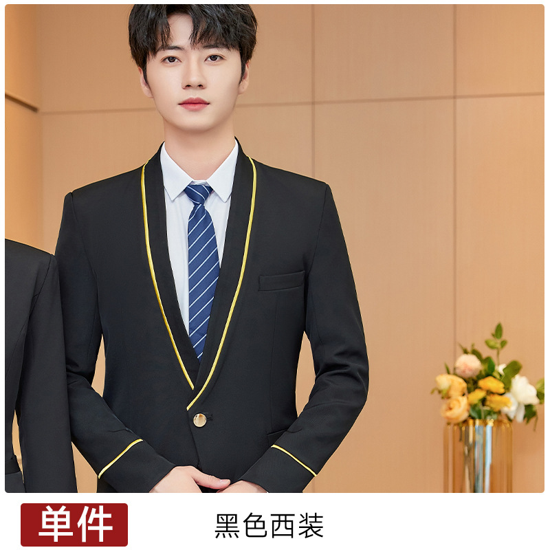 Мужской костюм, черный