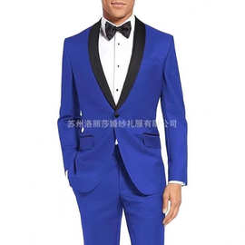 男式西服套装两件套伴郎服装婚礼礼服男西装套装修身新款