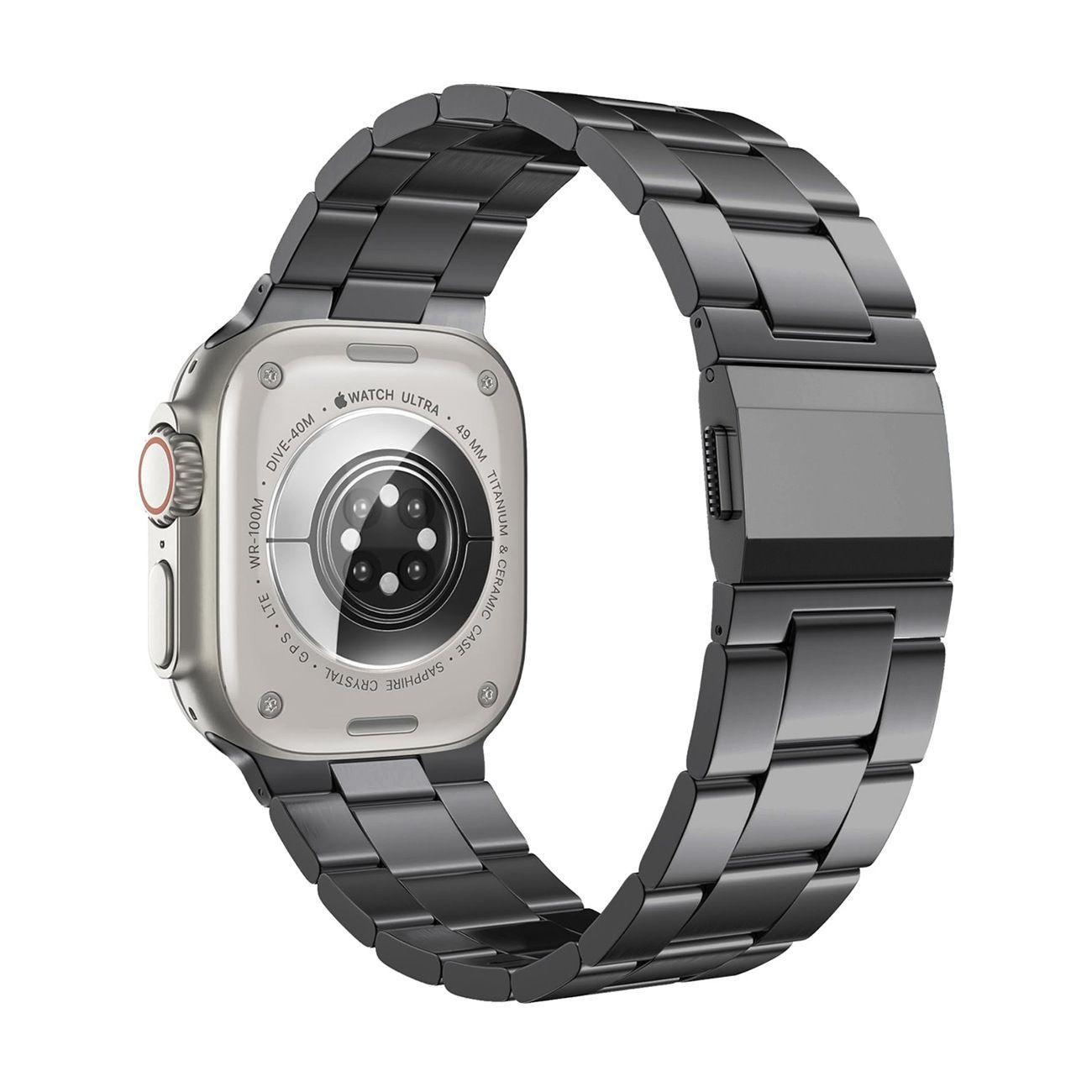 Aplicable Apple / Samsung reloj pulsera iWatch ultra 10 generación de acero inoxidable titanio metal hebilla magnética hombre nuevo