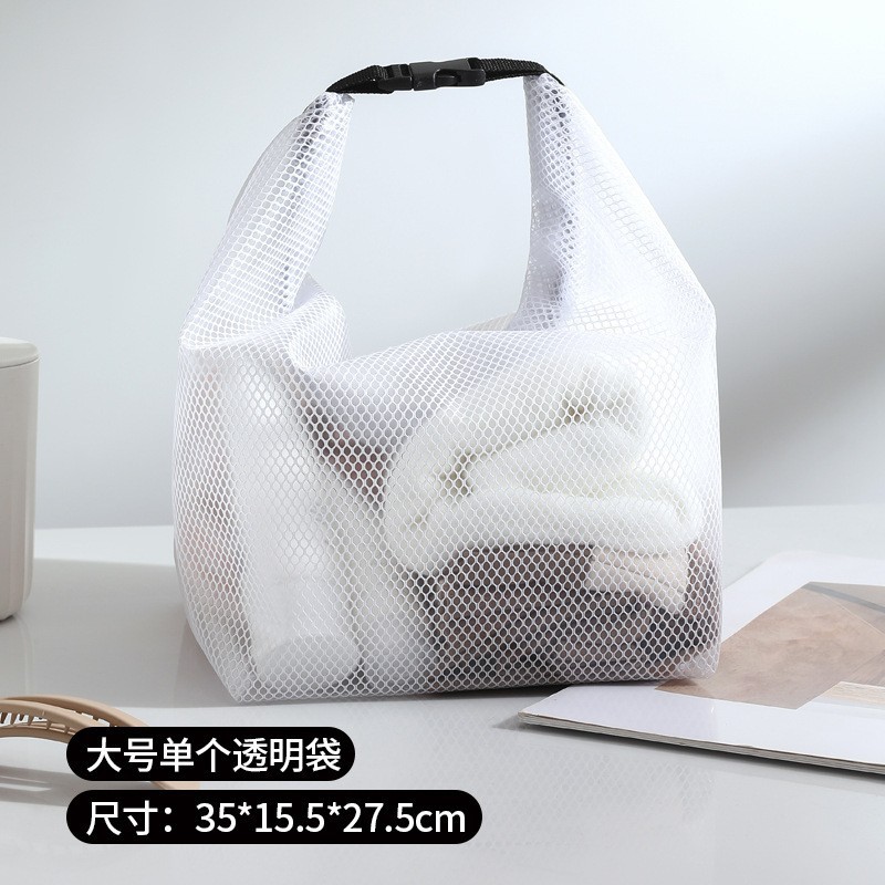Bolsa de Playa de Malla Transparente de PVC, Impermeable y Portátil, para Natación image 9