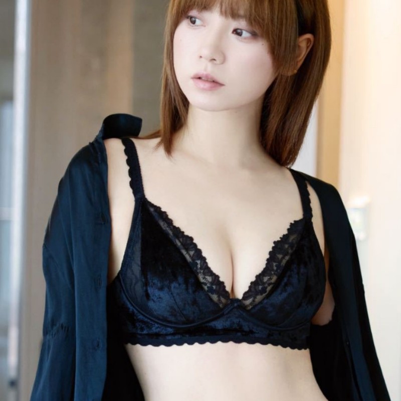 6923 丝绒内衣女小胸罩聚拢无钢圈蕾丝超薄文胸|undefined