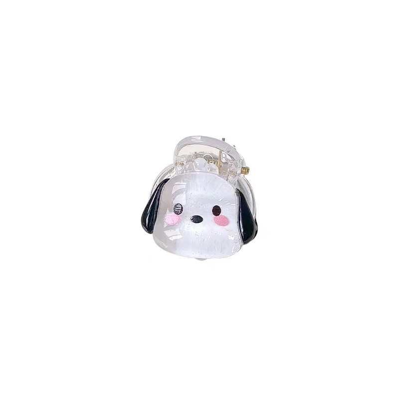 Fine Flash Sanrio New Japanese Style Cute Sweet Small Claw Clip Kulomi Cartoon Bangs Clip High Pony Tail Hairpin