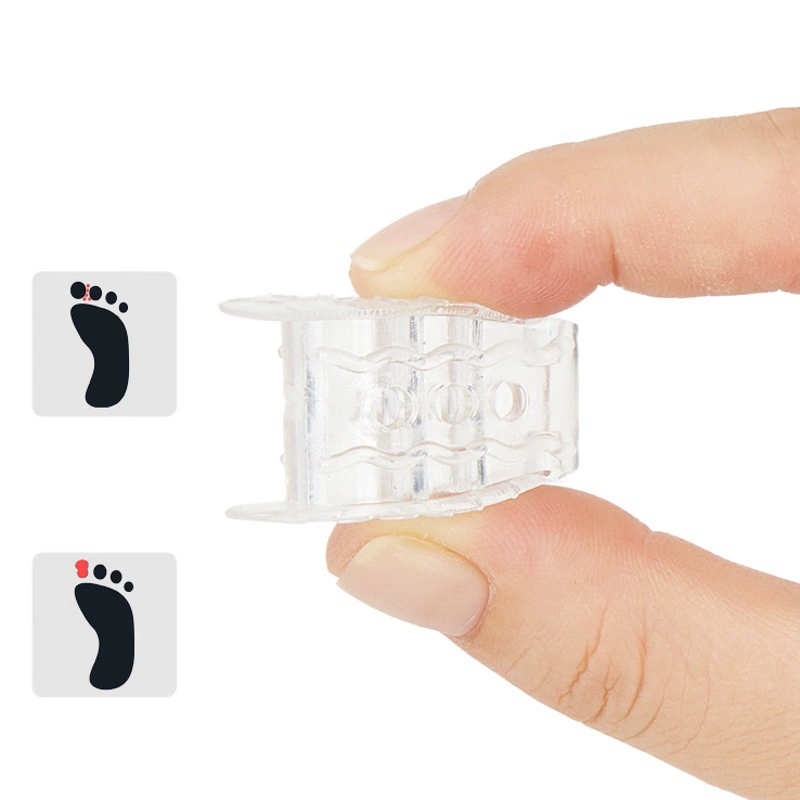 Новый сплиттер вальгусный выпрямитель для большого пальца ноги Перекрывающийся сплиттер Кость йети Зажим для ортеза Подушечка для пальцев ног