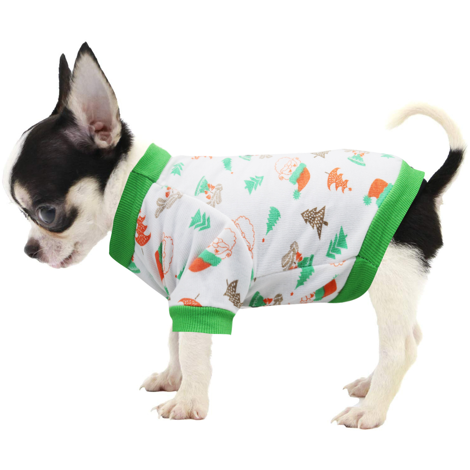 애완 동물 고양이 옷 개면 반팔 조끼 사슴 개 치와와 크리스마스 가을과 겨울 옷 따뜻한 기모