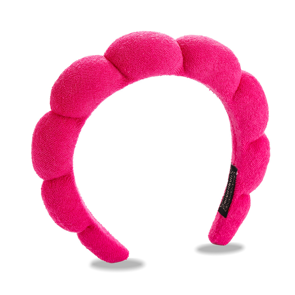 로즈 레드 헤어밴드(테리 벨벳)