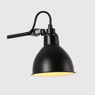 작은 전등갓 블랙