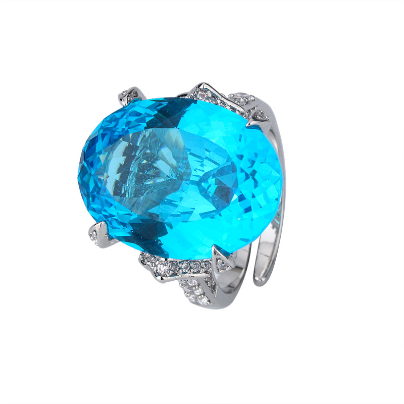 Otoño e invierno nuevo estilo Zhuang Shengsheng joyería simulación nido de pájaro corte de mar azul arco traje de temperamento 15*20