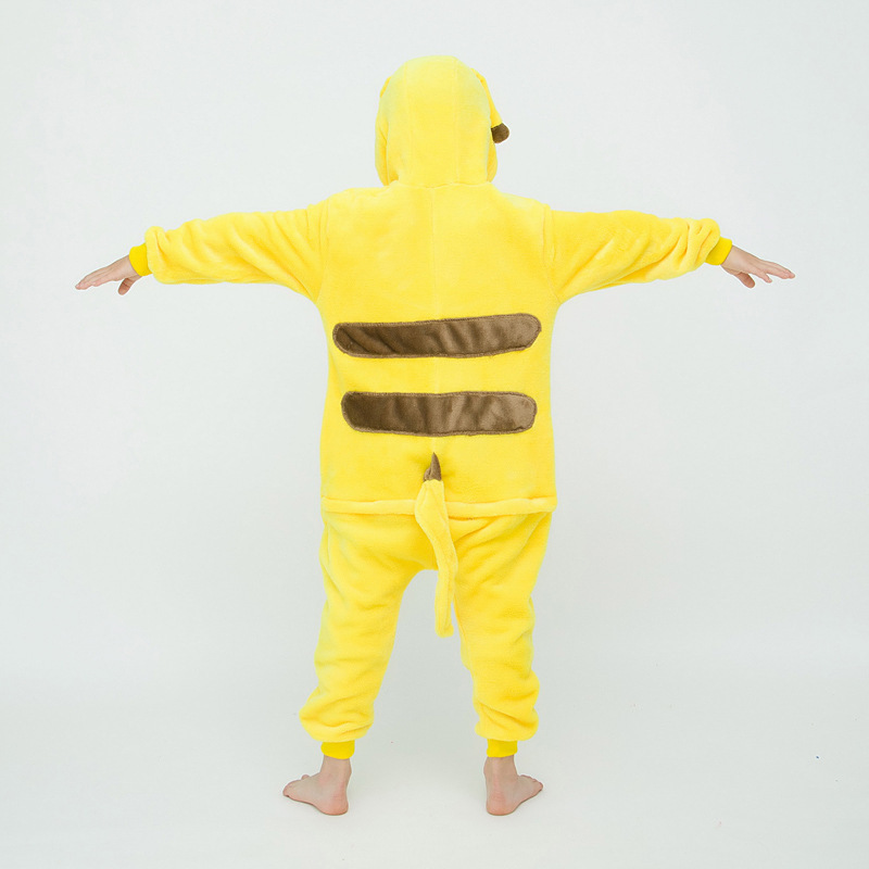 Lote mixto Otoño e Invierno niños y niñas de dibujos animados animal pijamas de una pieza de franela Totoro manga larga Panda aseo hogar